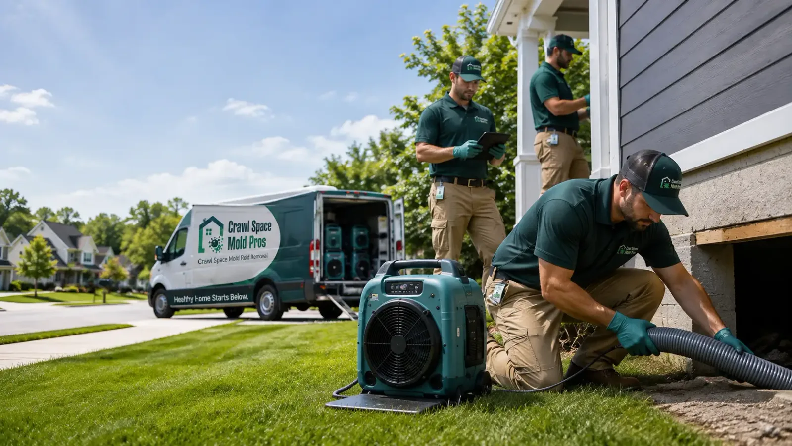 Crawl Space Mold Removal in Harrisonburg, LA